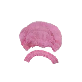 Touca descartável CELS em TNT rosa